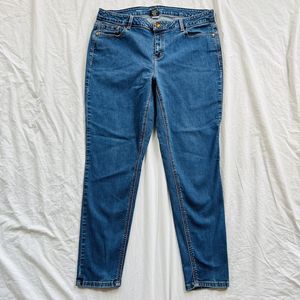 Sexy Plus Size Lane Bryant Stretch Skinny Dark Wash Jeans Size 18